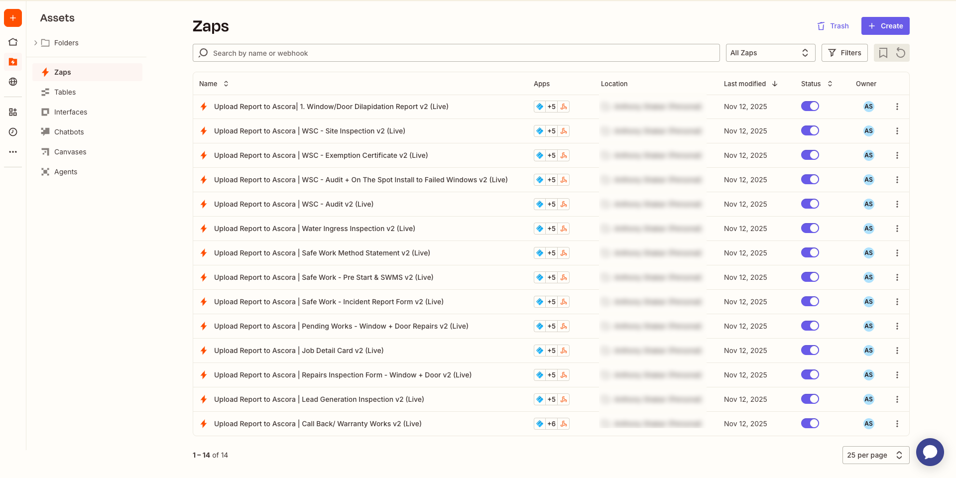 FastField Reports to Ascora Automation